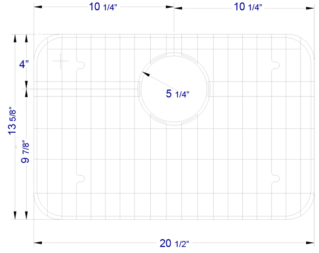 ALFI Brand - Solid Stainless Steel Kitchen Sink Grid | GR503 ALFI Brand - Solid Stainless Steel Kitchen Sink Grid | GR503