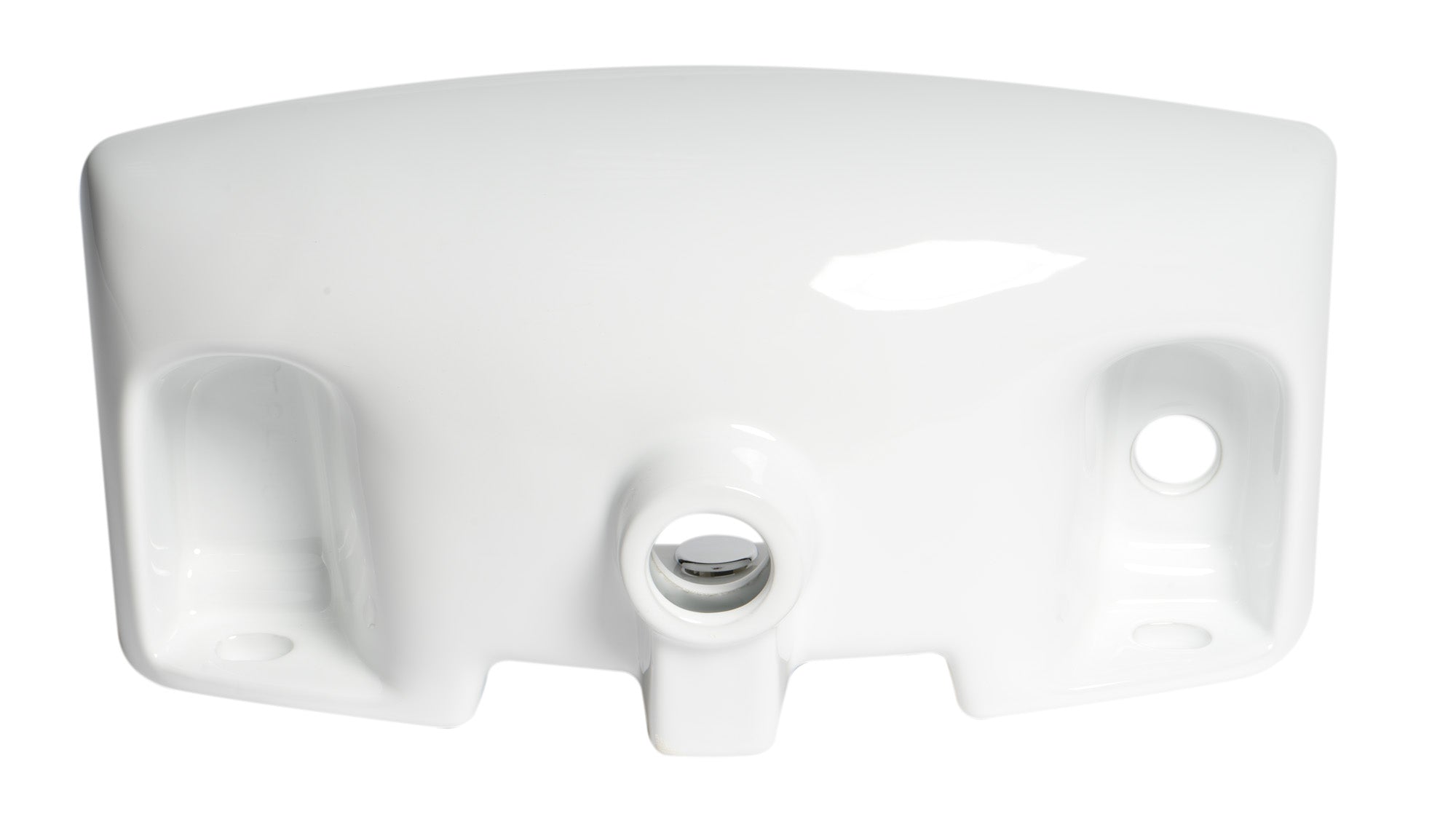 ALFI Brand - White 20" Small Wall Mounted Ceramic Sink with Faucet Hole | ABC115 ALFI Brand - White 20" Small Wall Mounted Ceramic Sink with Faucet Hole | ABC115