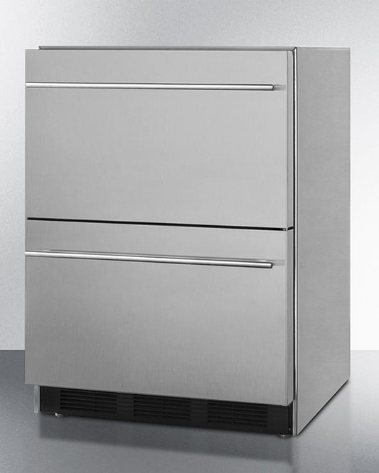 Summit Commercial - 24" Wide 2-Drawer All-Refrigerator