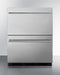 Summit Commercial - 24" Wide 2-Drawer All-Refrigerator, ADA Compliant
