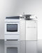 Summit - 54" Wide All-in-One Kitchenette with Electric Range