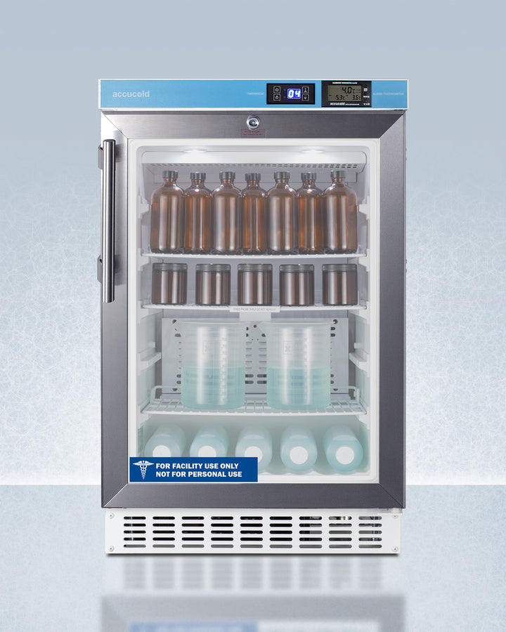 Accucold - 20" Wide Built-In Pharmacy All-Refrigerator, ADA Compliant Accucold - 20" Wide Built-In Pharmacy All-Refrigerator, ADA Compliant
