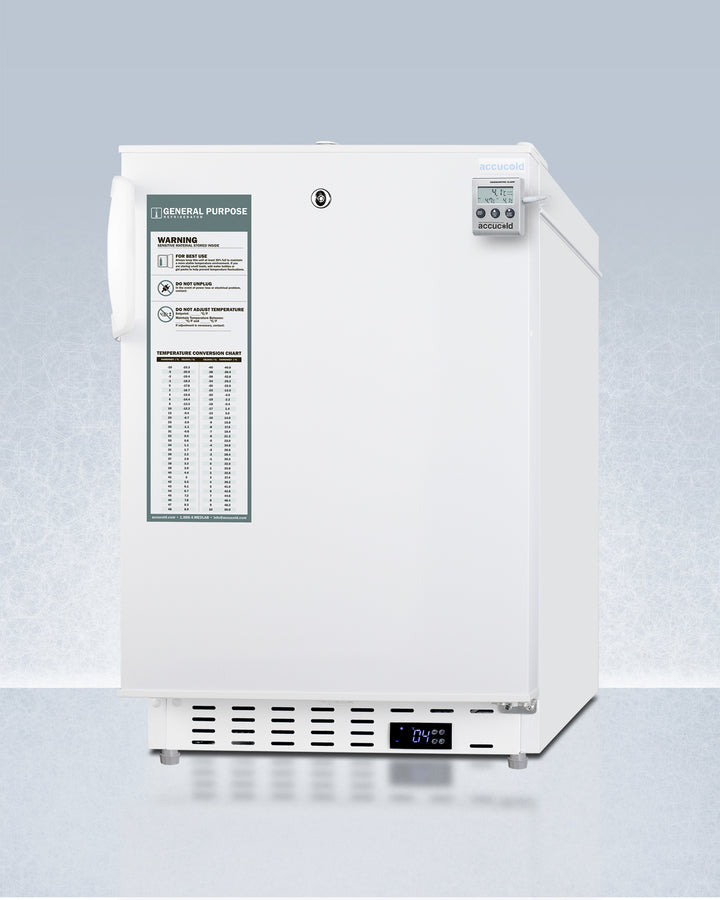 Accucold - 20" Wide Built-in Healthcare All-refrigerator, ADA Compliant Accucold - 20" Wide Built-in Healthcare All-refrigerator, ADA Compliant