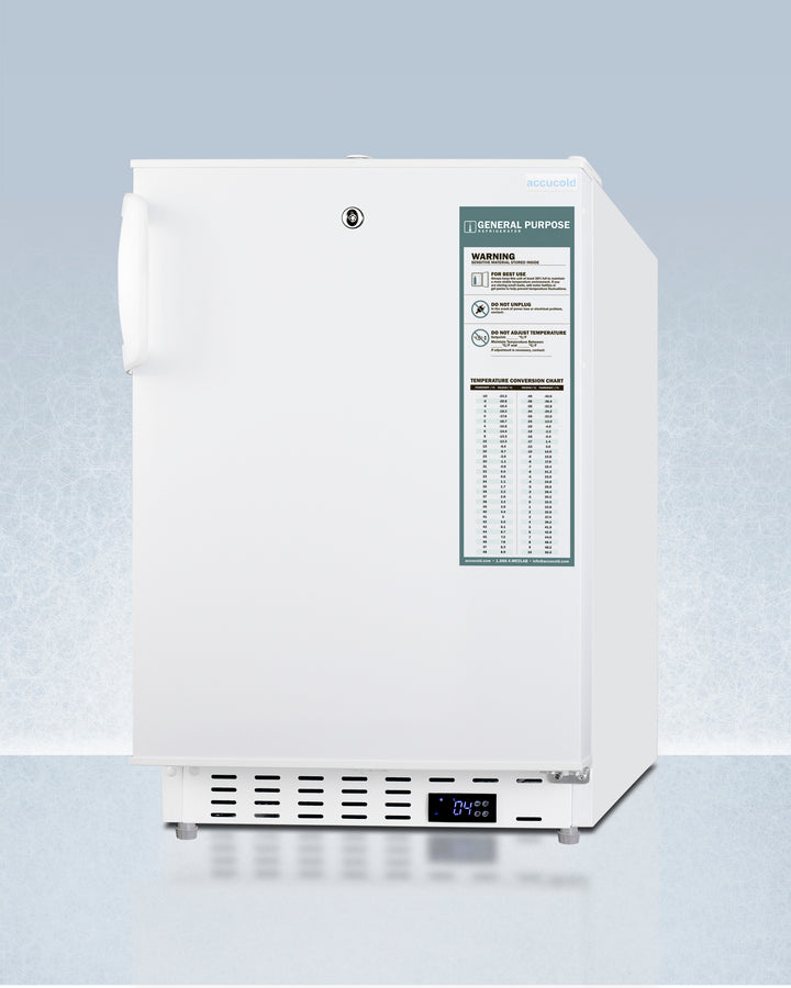 Accucold - 20" Wide Built-In Healthcare All-Refrigerator, ADA Compliant Accucold - 20" Wide Built-In Healthcare All-Refrigerator, ADA Compliant