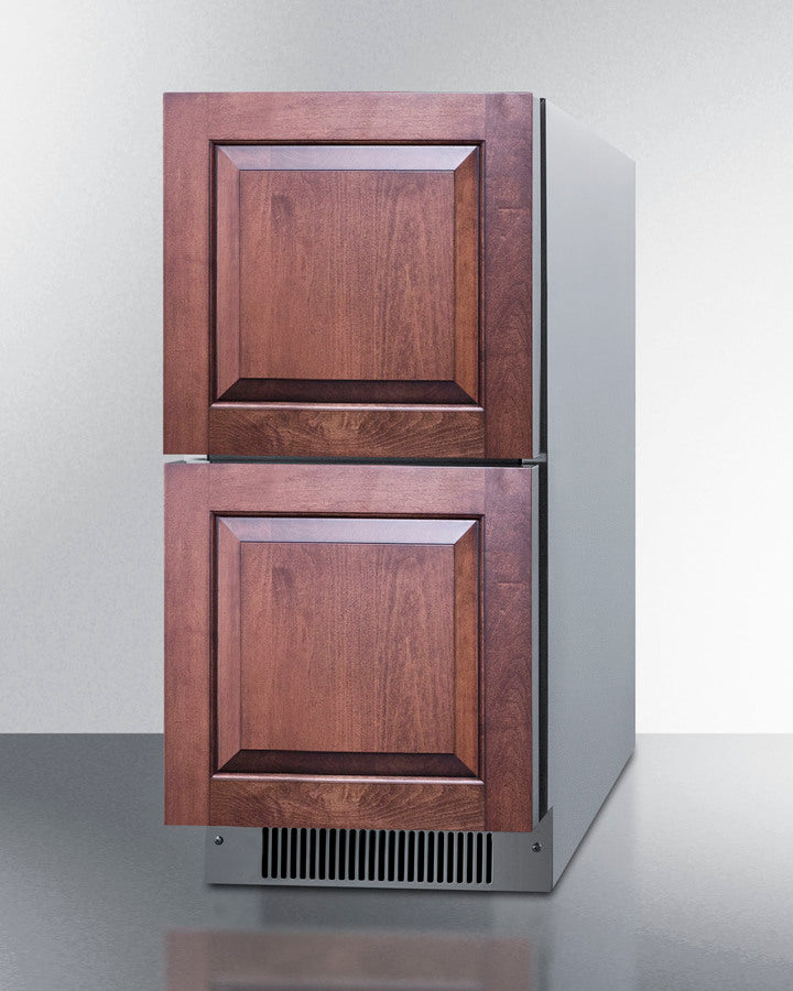 Summit - 15" Wide 2-Drawer All-Refrigerator, ADA Compliant Summit - 15" Wide 2-Drawer All-Refrigerator, ADA Compliant