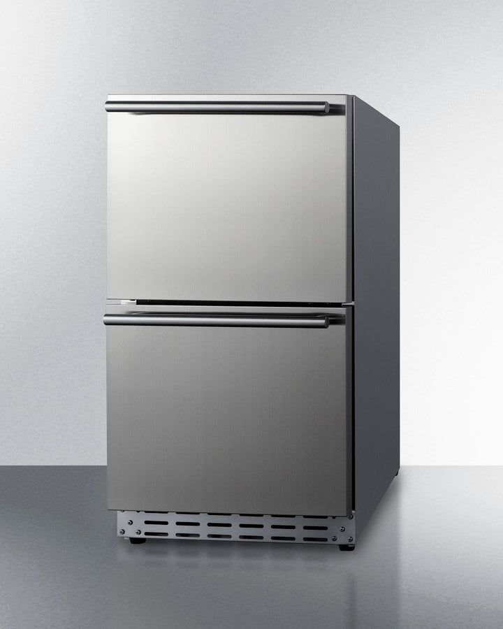 Summit - 18" Wide 2-Drawer All-Refrigerator, ADA Compliant Summit - 18" Wide 2-Drawer All-Refrigerator, ADA Compliant