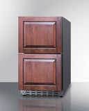 Summit - 18" Wide 2-Drawer All-Refrigerator, ADA Compliant Summit - 18" Wide 2-Drawer All-Refrigerator, ADA Compliant