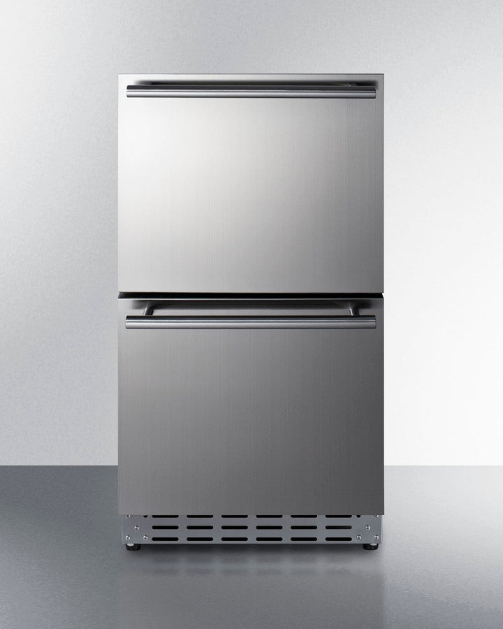 Summit - 18" Wide 2-Drawer All-Refrigerator, ADA Compliant Summit - 18" Wide 2-Drawer All-Refrigerator, ADA Compliant