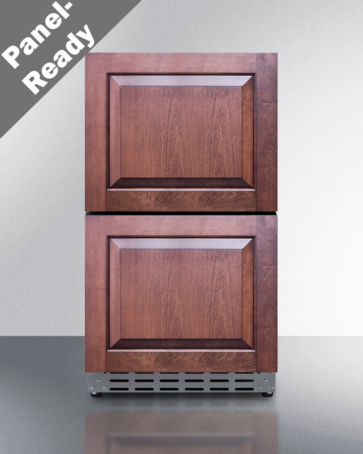 Summit - 18" Wide 2-Drawer All-Refrigerator, ADA Compliant Summit - 18" Wide 2-Drawer All-Refrigerator, ADA Compliant