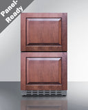 Summit - 18" Wide 2-Drawer All-Refrigerator, ADA Compliant Summit - 18" Wide 2-Drawer All-Refrigerator, ADA Compliant