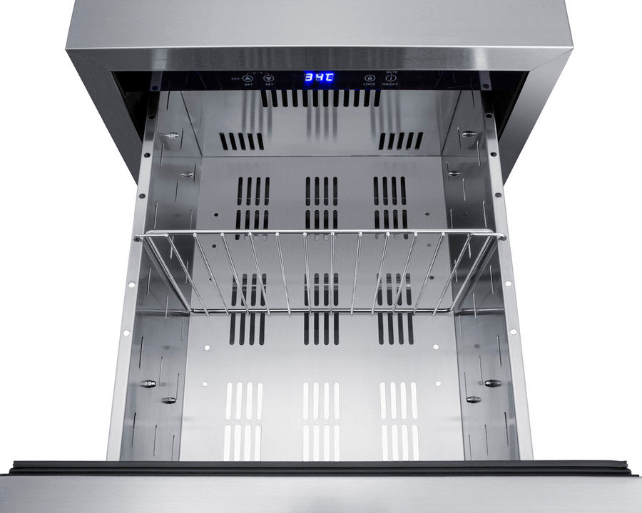 Summit - 18" Wide 2-Drawer All-Refrigerator, ADA Compliant Summit - 18" Wide 2-Drawer All-Refrigerator, ADA Compliant