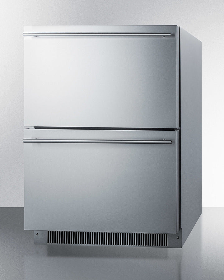 Summit - 24" Wide 2-Drawer All-Refrigerator, ADA Compliant Summit - 24" Wide 2-Drawer All-Refrigerator, ADA Compliant