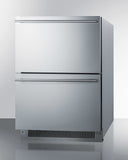 Summit - 24" Wide 2-Drawer All-Refrigerator, ADA Compliant Summit - 24" Wide 2-Drawer All-Refrigerator, ADA Compliant
