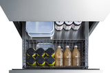 Summit - 24" Wide 2-Drawer All-Refrigerator, ADA Compliant Summit - 24" Wide 2-Drawer All-Refrigerator, ADA Compliant