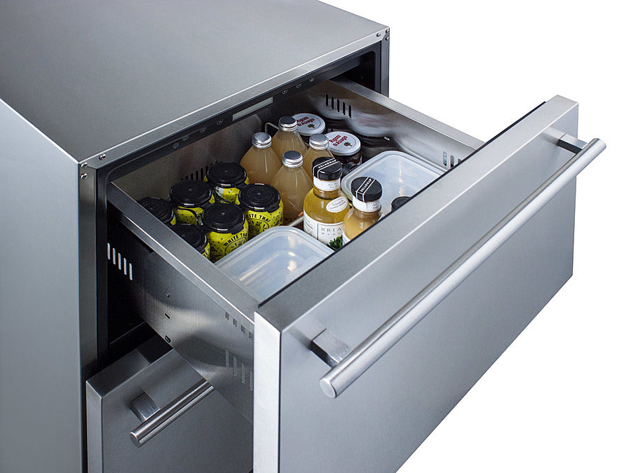 Summit - 24" Wide 2-Drawer All-Refrigerator, ADA Compliant Summit - 24" Wide 2-Drawer All-Refrigerator, ADA Compliant