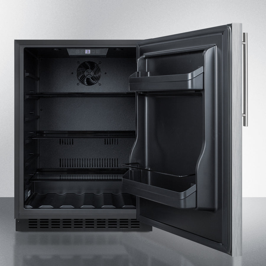 Summit - 24" Wide Built-In All-Refrigerator, ADA Compliant | AL54CSSHV Summit - 24" Wide Built-In All-Refrigerator, ADA Compliant | AL54CSSHV