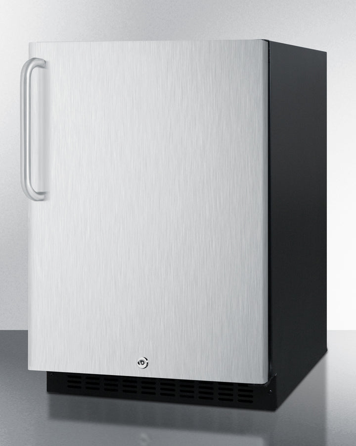 Summit - 24" Wide Built-In All-Refrigerator, ADA Compliant | AL54SSTB Summit - 24" Wide Built-In All-Refrigerator, ADA Compliant | AL54SSTB