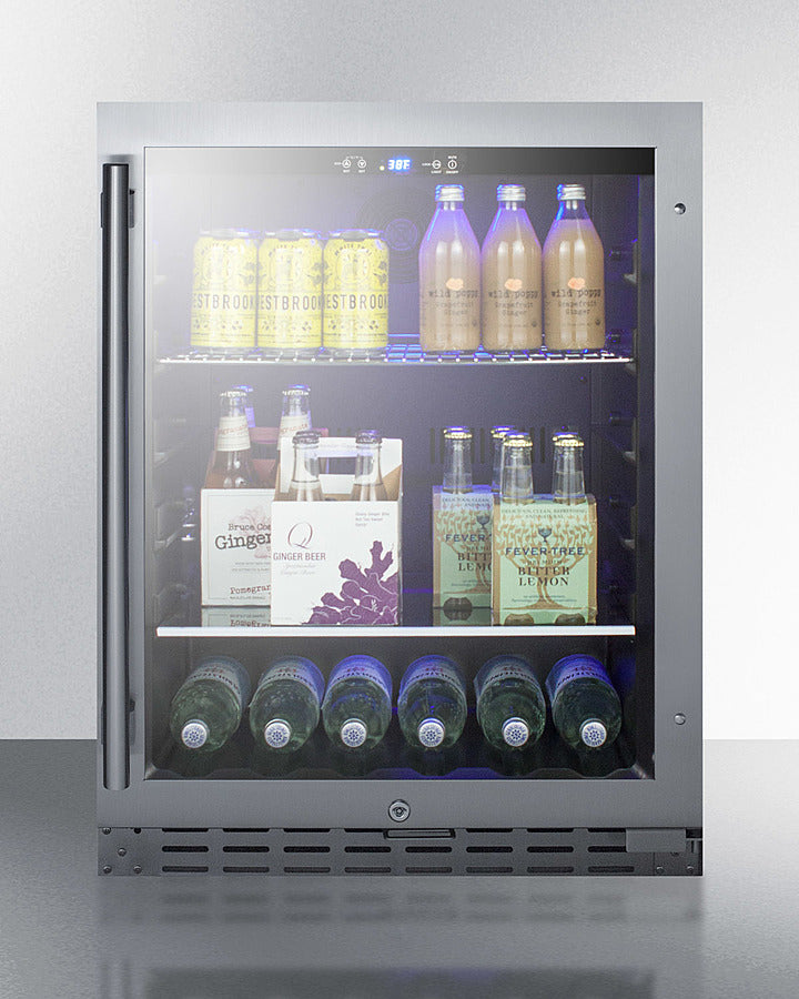 Summit - 24" Wide Built-In Beverage Cooler, ADA Compliant Summit - 24" Wide Built-In Beverage Cooler, ADA Compliant