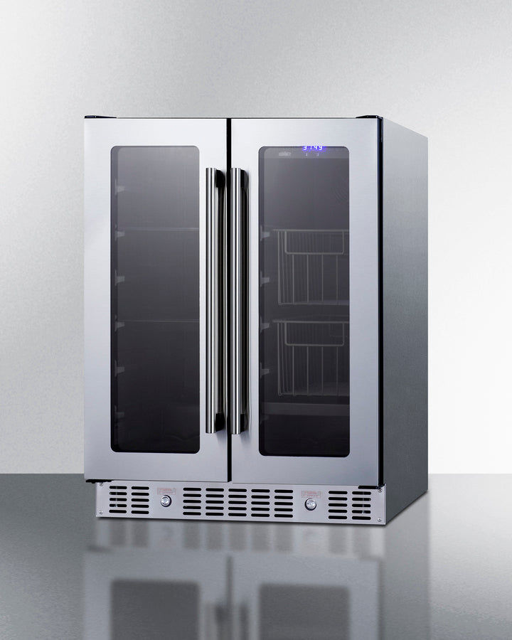 Summit - 24" Built-In Dual-Zone Produce Refrigerator, ADA Compliant Summit - 24" Built-In Dual-Zone Produce Refrigerator, ADA Compliant