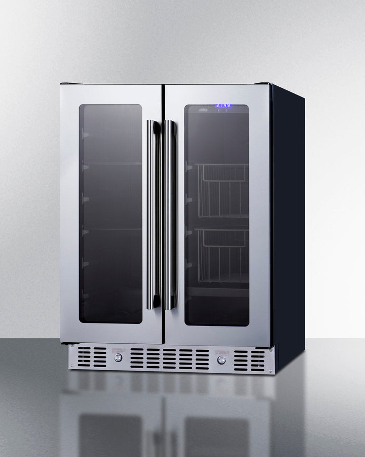 Summit - 24" Built-In Dual-Zone Produce Refrigerator, ADA Compliant Summit - 24" Built-In Dual-Zone Produce Refrigerator, ADA Compliant