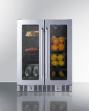 Summit - 24" Built-In Dual-Zone Produce Refrigerator, ADA Compliant Summit - 24" Built-In Dual-Zone Produce Refrigerator, ADA Compliant