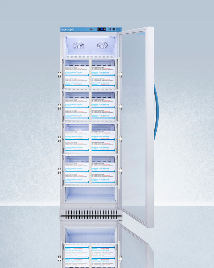 Accucold - 15 Cu.Ft. Upright Vaccine Refrigerator with Interior Lockers Accucold - 15 Cu.Ft. Upright Vaccine Refrigerator with Interior Lockers