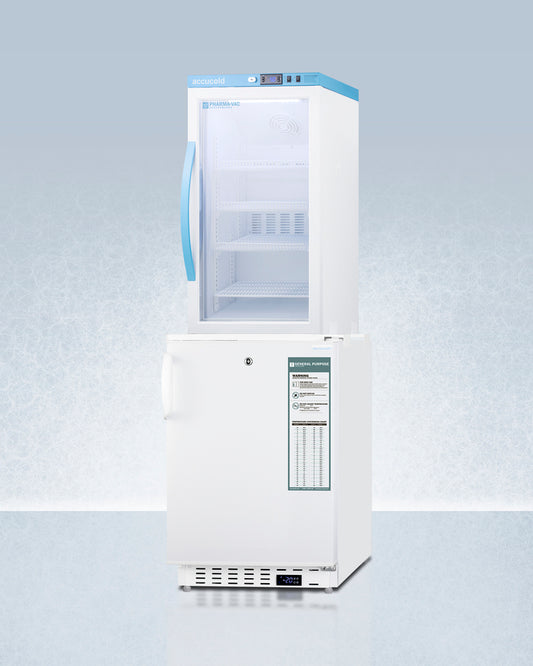 Accucold - 20" Wide Vaccine Refrigerator/Freezer Combination