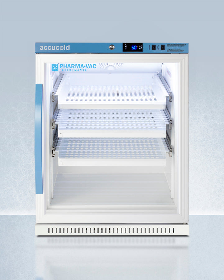 Accucold - 6 Cu.Ft. ADA Height Vaccine Refrigerator with Removable Drawers Accucold - 6 Cu.Ft. ADA Height Vaccine Refrigerator with Removable Drawers