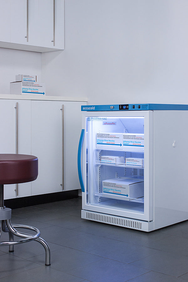 Accucold - 6 Cu.Ft. ADA Height Vaccine Refrigerator Accucold - 6 Cu.Ft. ADA Height Vaccine Refrigerator