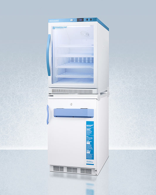 Accucold - 24" Wide All-Refrigerator/All-Freezer Combination