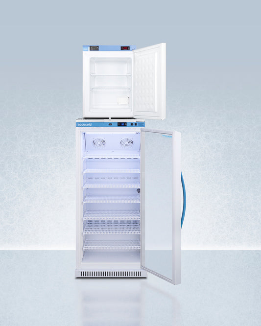 Accucold - 24" Wide All-Refrigerator/All-Freezer Combination