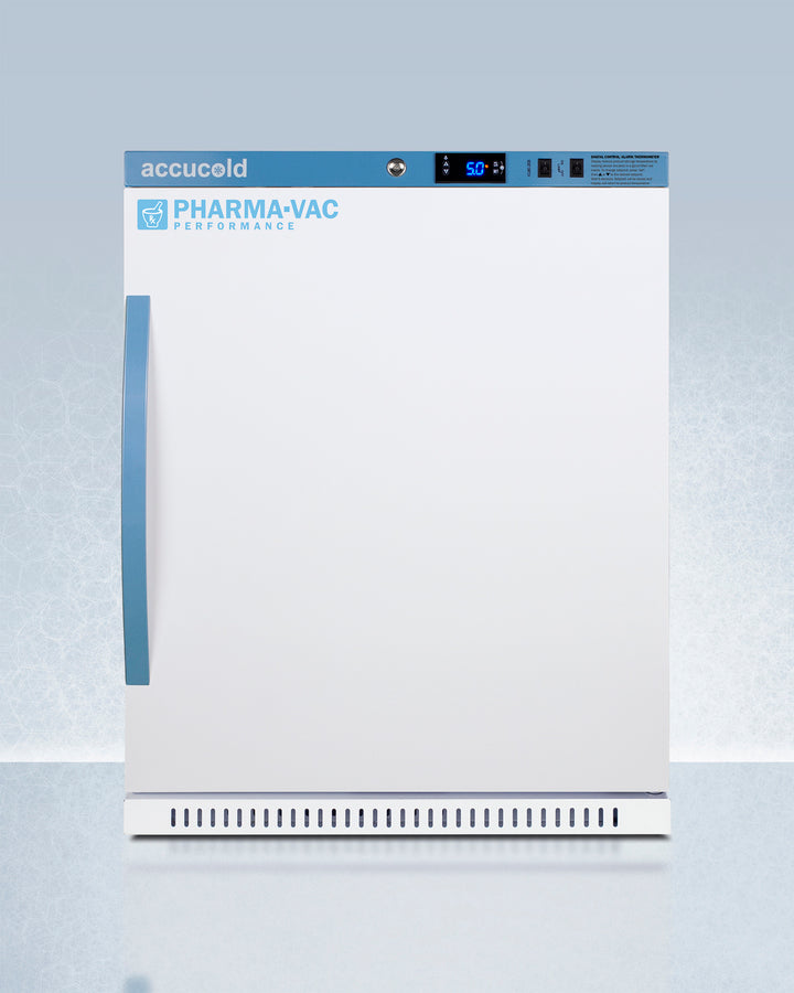 Accucold - 6 Cu.Ft. ADA Height Vaccine Refrigerator, with Removable Drawers Accucold - 6 Cu.Ft. ADA Height Vaccine Refrigerator, with Removable Drawers