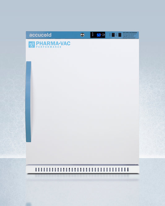 Accucold - 6 Cu.Ft. ADA Height Vaccine Refrigerator, with Removable Drawers