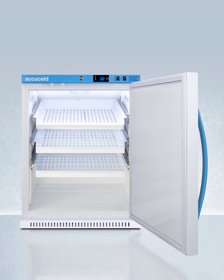 Accucold - 6 Cu.Ft. ADA Height Vaccine Refrigerator, with Removable Drawers Accucold - 6 Cu.Ft. ADA Height Vaccine Refrigerator, with Removable Drawers