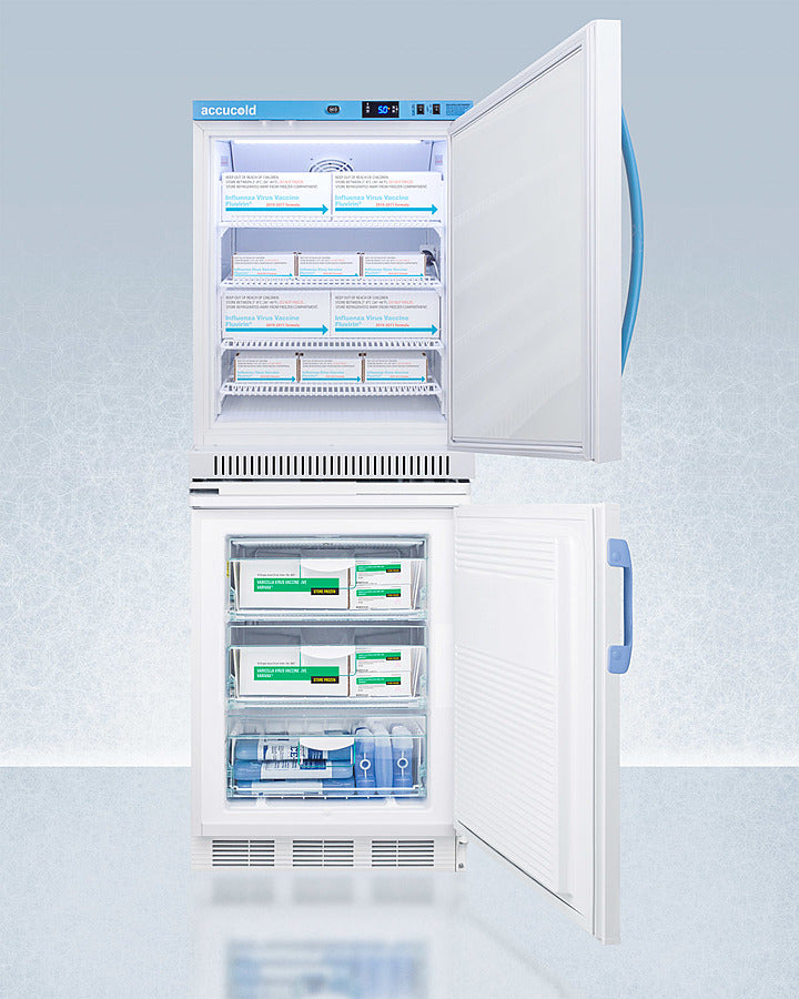 Accucold - 24" Wide All-Refrigerator/All-Freezer Combination Accucold - 24" Wide All-Refrigerator/All-Freezer Combination
