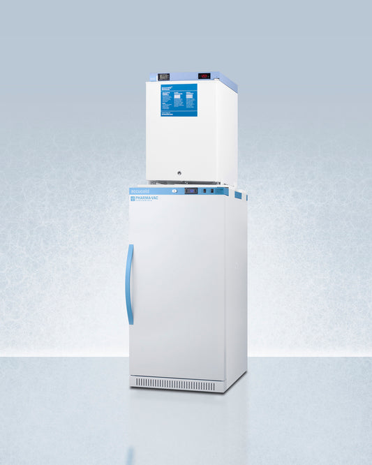 Accucold - 24" Wide All-Refrigerator/All-Freezer Combination