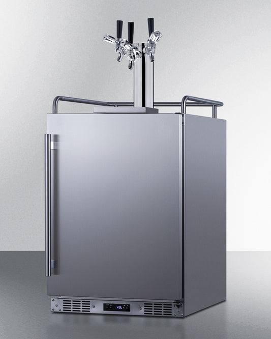 Summit Commercial - 24" Wide Built-In Outdoor Beer Kegerator