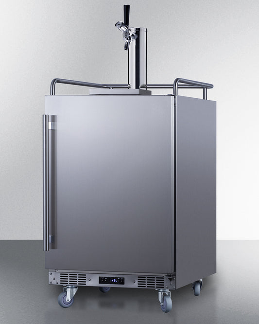Summit Commercial - 24" Wide Built-In Outdoor Beer Kegerator