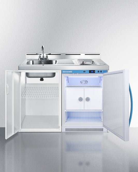 Summit - 48" Wide All-In-One Wellness Room Kitchenette | C48ELMCLK