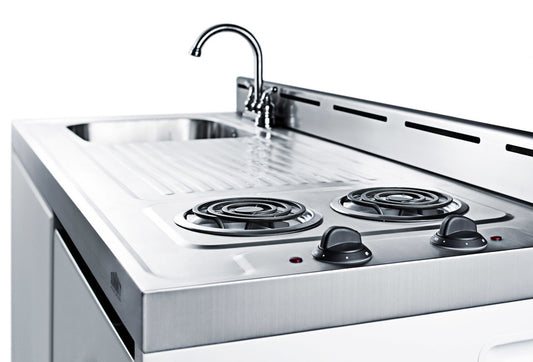 Summit - 48" Wide All-In-One Kitchenette, No Plumbing Needed