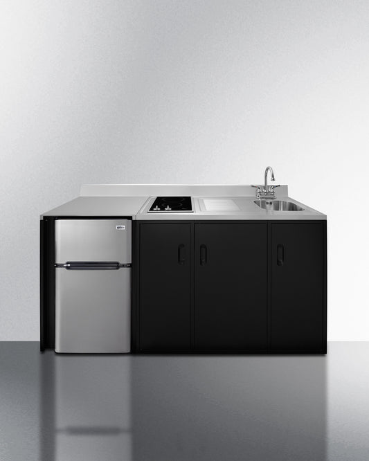 Summit - 72" Wide All-In-One Kitchenette, ADA Counter Height