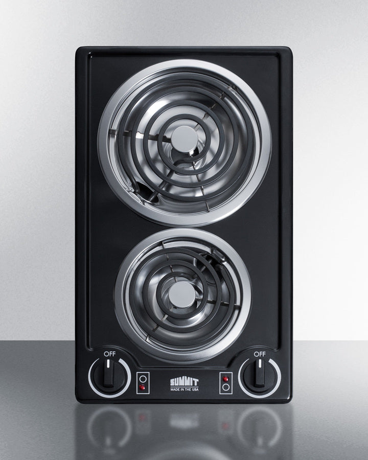 Summit - 12" Wide 230V 2-Burner Coil Cooktop Summit - 12" Wide 230V 2-Burner Coil Cooktop