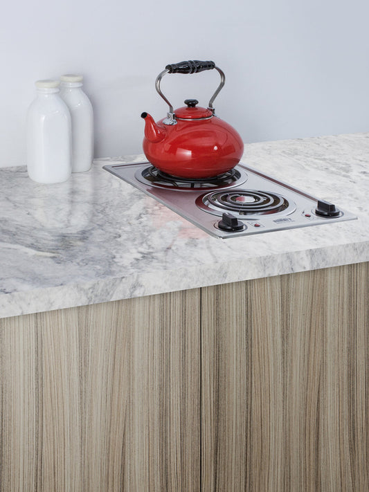 Summit - 12" Wide 230V 2-Burner Coil Cooktop