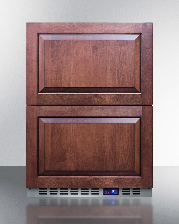 Summit - 24" Wide Built-In 2-Drawer All-Refrigerator Summit - 24" Wide Built-In 2-Drawer All-Refrigerator