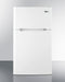 Summit - 19" Wide 2-Door Refrigerator-Freeze