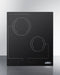 Summit - 18" Wide 220V 2-Burner Radiant Cooktop