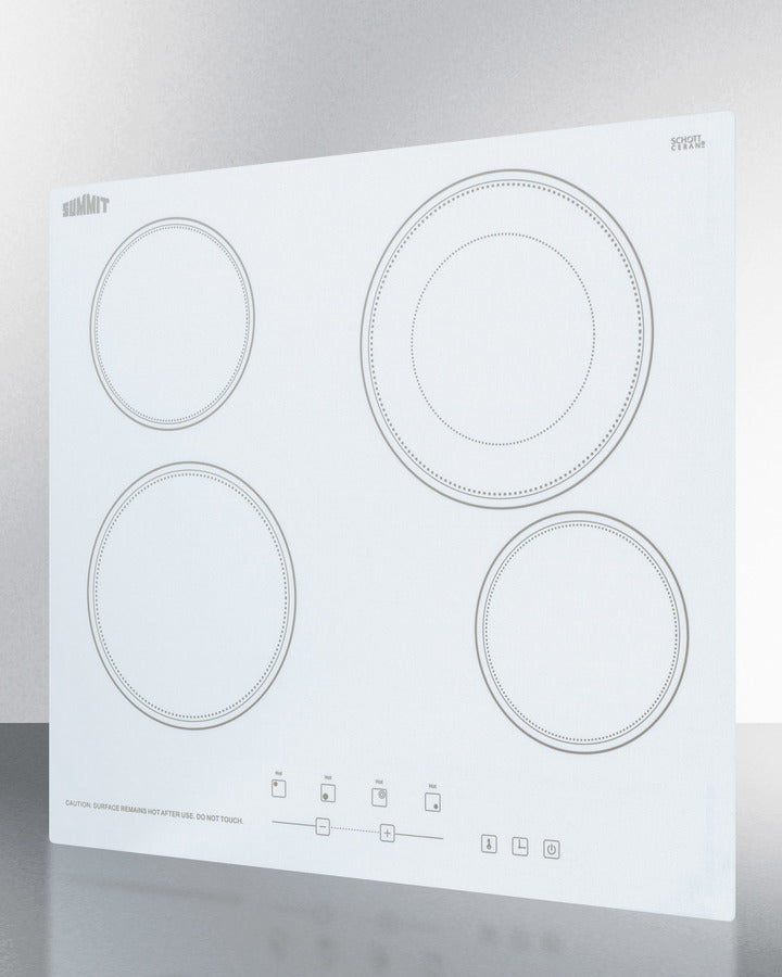 Summit - 24" Wide 230V 4-Burner Radiant Cooktop Summit - 24" Wide 230V 4-Burner Radiant Cooktop