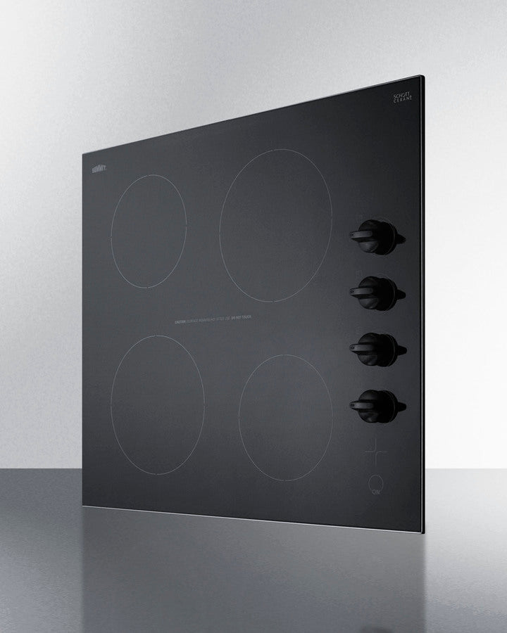 Summit - 24" Wide 230V 4-Burner Radiant Cooktop Summit - 24" Wide 230V 4-Burner Radiant Cooktop