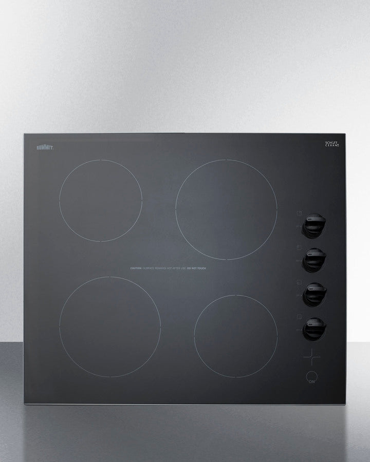 Summit - 24" Wide 230V 4-Burner Radiant Cooktop Summit - 24" Wide 230V 4-Burner Radiant Cooktop