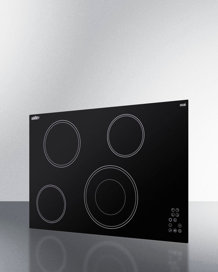 Summit - 30" Wide 208-240V 4-Burner Radiant Cooktop Summit - 30" Wide 208-240V 4-Burner Radiant Cooktop